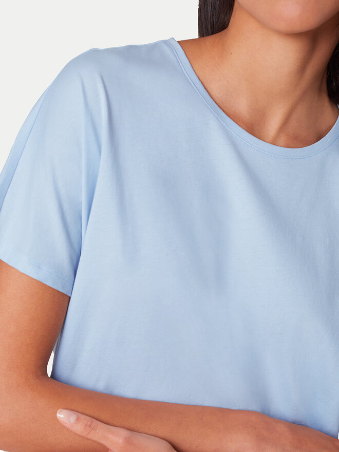 Triumph Triumph Μπλούζα πιτζάμας Mix & Match 10218281 Γαλάζιο Relaxed Fit