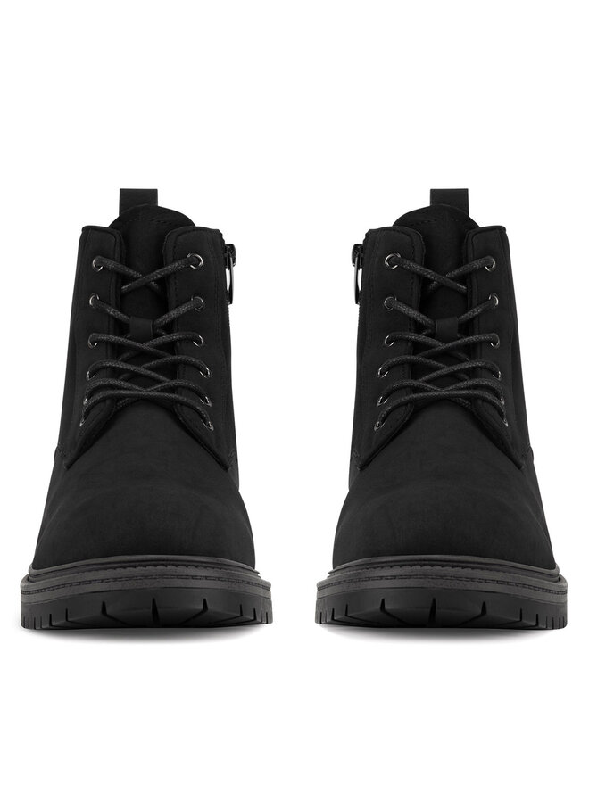 Lanetti Schnürschuhe Lanetti MYL8513-3 Schwarz
