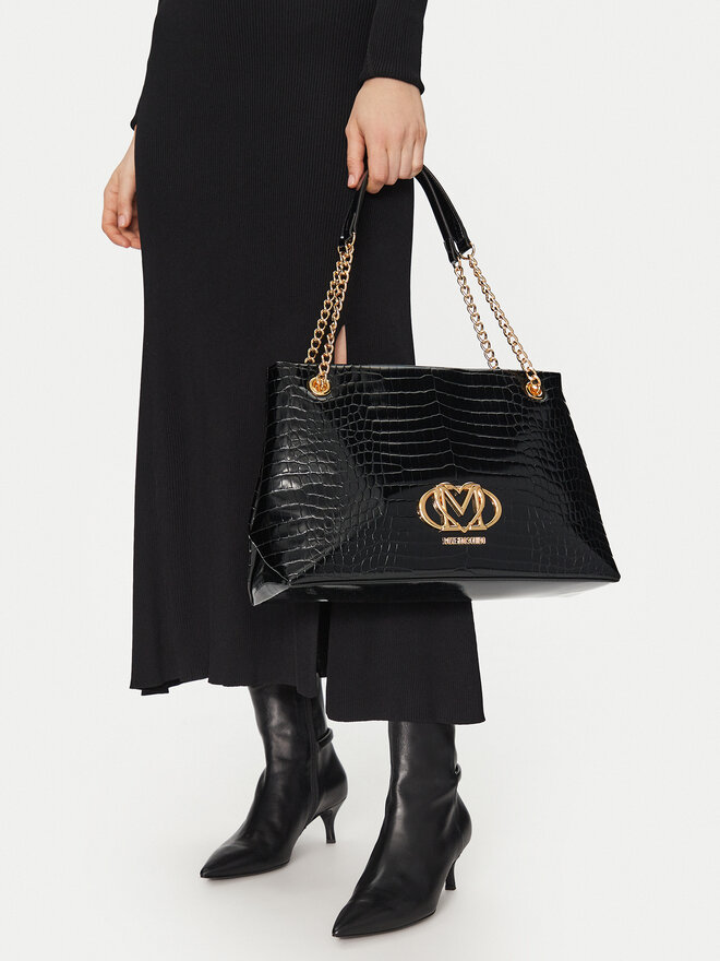 LOVE MOSCHINO Torbica LOVE MOSCHINO JC4045PP1MLE100A Crna