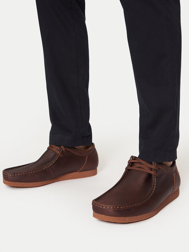 Clarks Μοκασίνια Clarks Shacre II Run 261594327 Καφέ