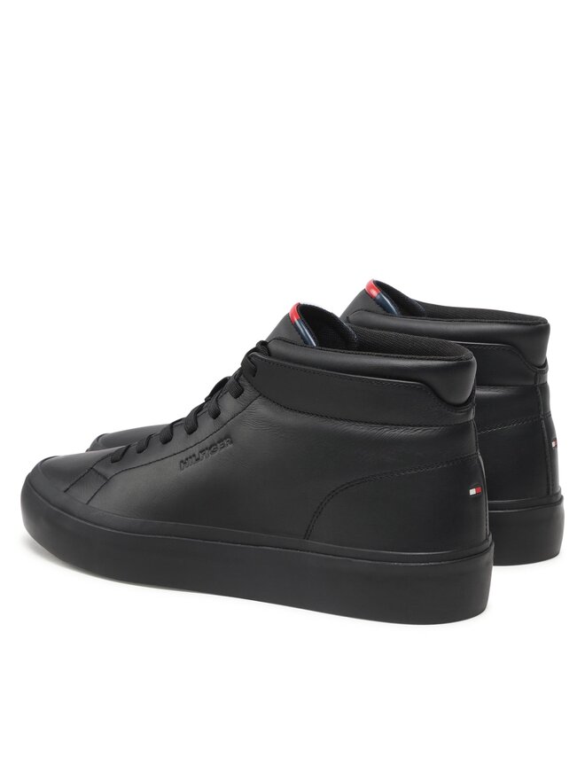 Tommy Hilfiger Sneakers Tommy Hilfiger Prep Vulc High Leather FM0FM04172 Schwarz