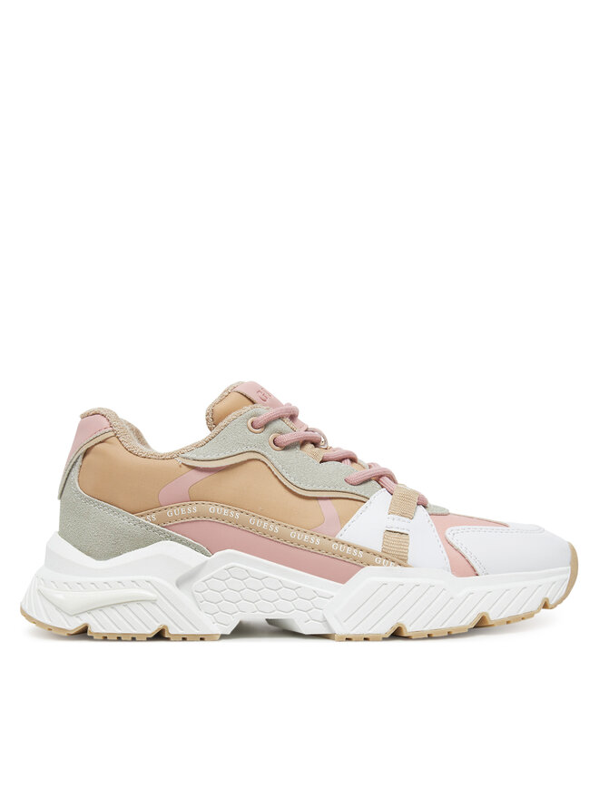 Guess Sneakersy Guess FLJCAR ELE12 Beżowy