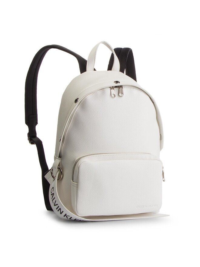 Kuprin s Calvin Klein Jeans Logo Banner Cp Backpack K40K400805 Balta eavalyne.lt