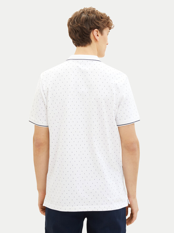 Tom Tailor Denim Tom Tailor Denim Pólóing 1040465 Fehér Regular Fit