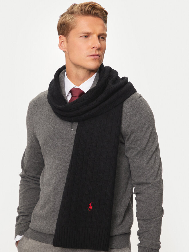 Polo Ralph Lauren Šál Polo Ralph Lauren 449959345001 Čierna