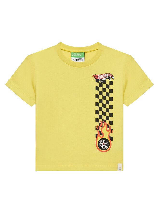 United Colors Of Benetton United Colors Of Benetton Marškinėliai 3I1XG10I3 Žalia Regular Fit