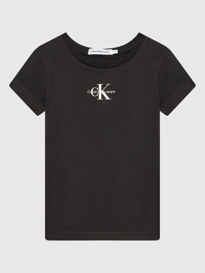 Calvin Klein Jeans Calvin Klein Jeans T-Shirt Micro Monogram IG0IG01470 Schwarz Slim Fit
