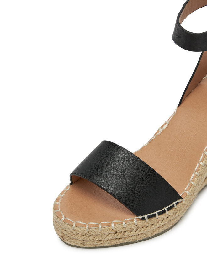 DeeZee Espadrilky DeeZee JSZ2022-06 Čierna