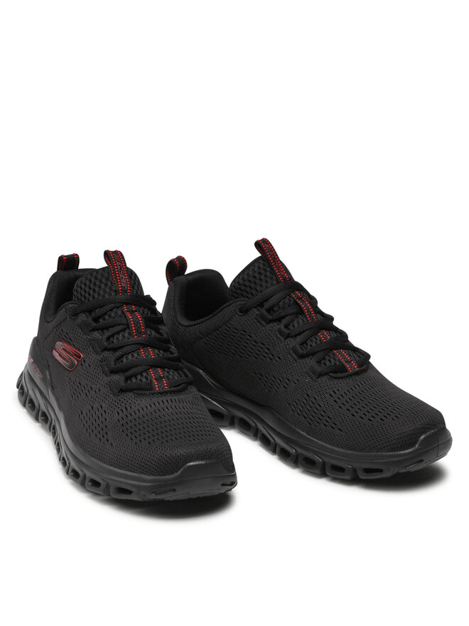 Skechers Sneakersy Skechers Fasten Up 232136/BBK Černá