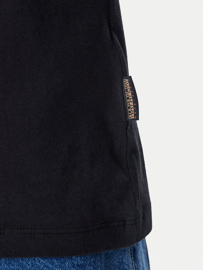 Napapijri Napapijri T-shirt NP0A4IP1 Crna Regular Fit