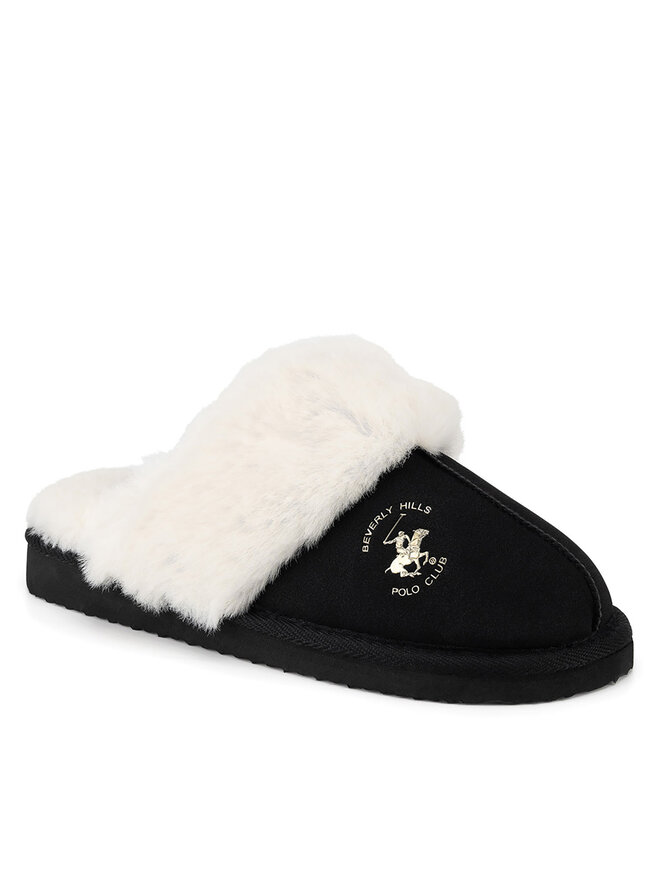 Beverly Hills Polo Club Пантофи Beverly Hills Polo Club WFA3417-1 Черен