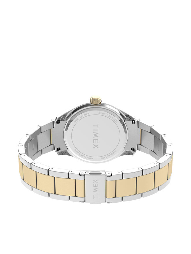 Timex Zegarek Timex Dress TW2V95500 Srebrny