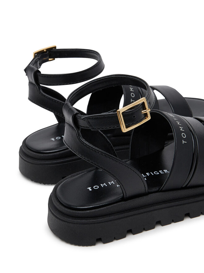Tommy Hilfiger Sandalen Tommy Hilfiger Sandal T4A2-33798-0371 M Schwarz