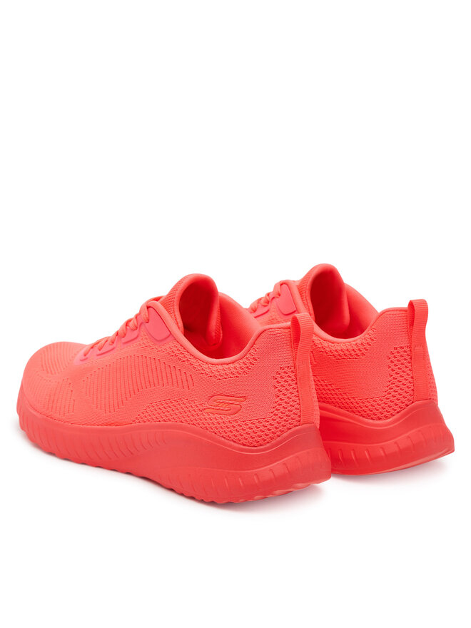 Skechers Sneakersy Skechers Bobs Squad Chaos-Cool Rythms 117216/NCOR Korálová