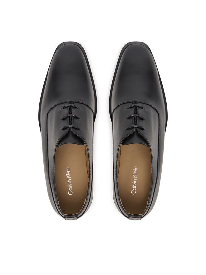 Calvin Klein Halbschuhe Calvin Klein Slim Ess Oxford Lth HM0HM02274 Schwarz