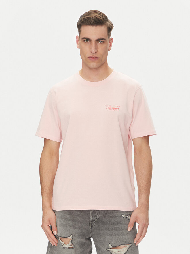 Jack&Jones Jack&Jones Marškinėliai Almeria 12276785 Rožinė Relaxed Fit