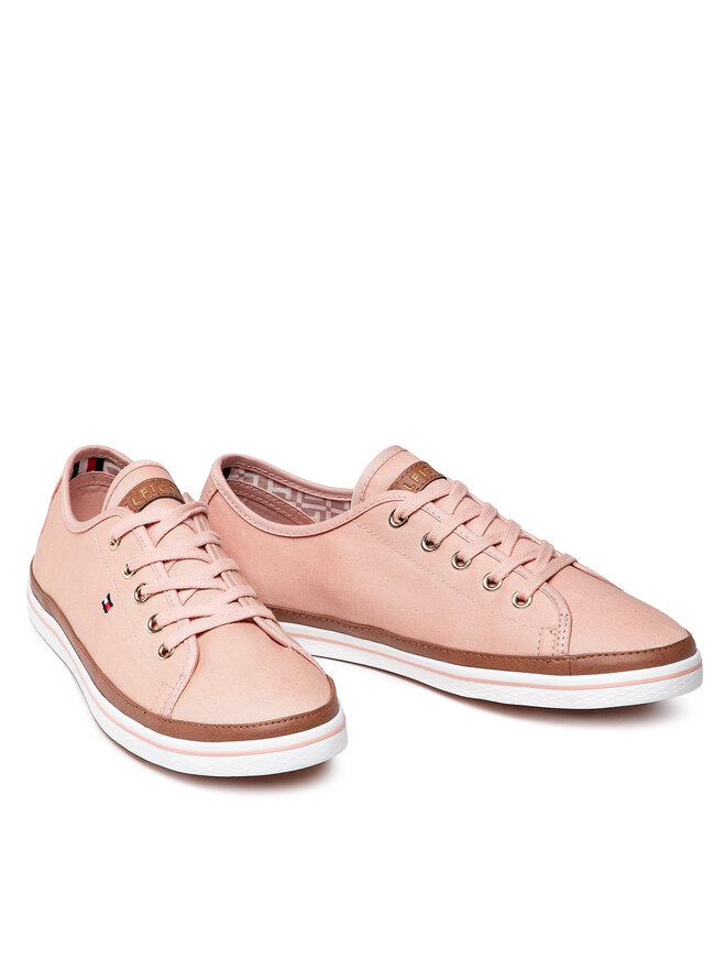 Sneakers aus Stoff Tommy Hilfiger Iconic Kesha Sneaker FW0FW02823 Rosa eschuhe.at