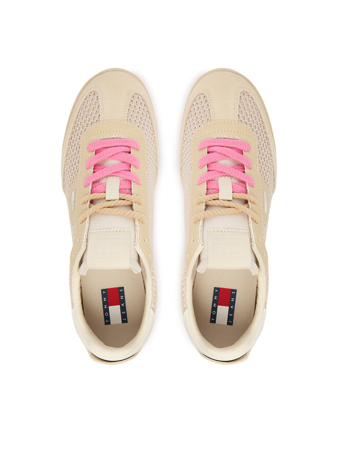 Tommy Jeans Sneakers Tommy Jeans Tjw Low Profile Runner Knit EN0EN02992 Beige