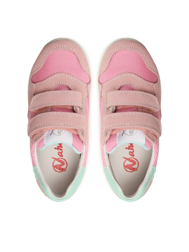 Naturino Sneakersy Naturino Sammy 2 Vl. 0012016558.01.1H63 S Růžová