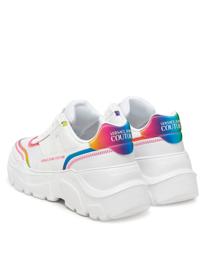 Versace Jeans Couture Sneakersy Versace Jeans Couture 78VA3SC4 Biały