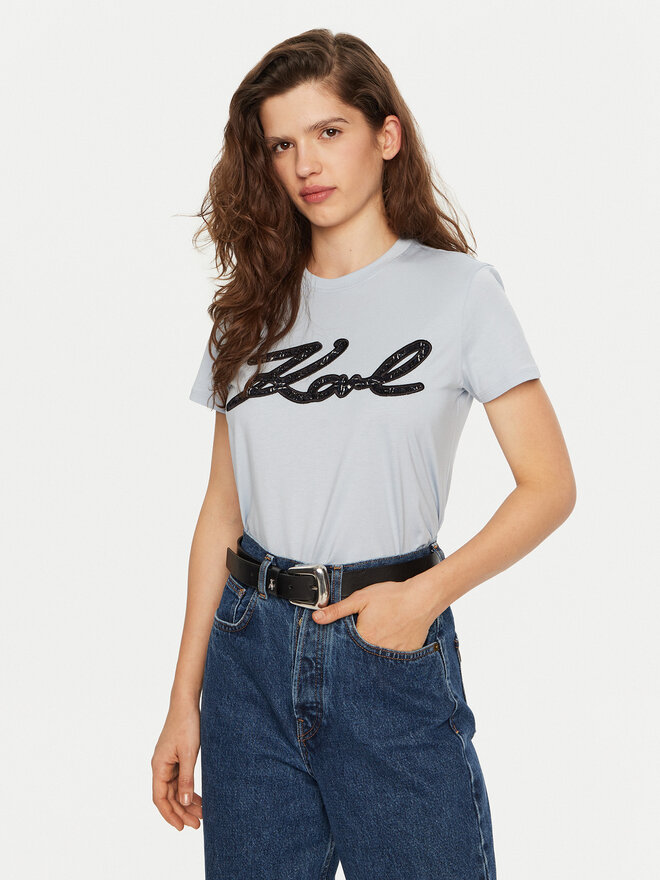KARL LAGERFELD KARL LAGERFELD T-Shirt A1W17117 Μπλε Regular Fit