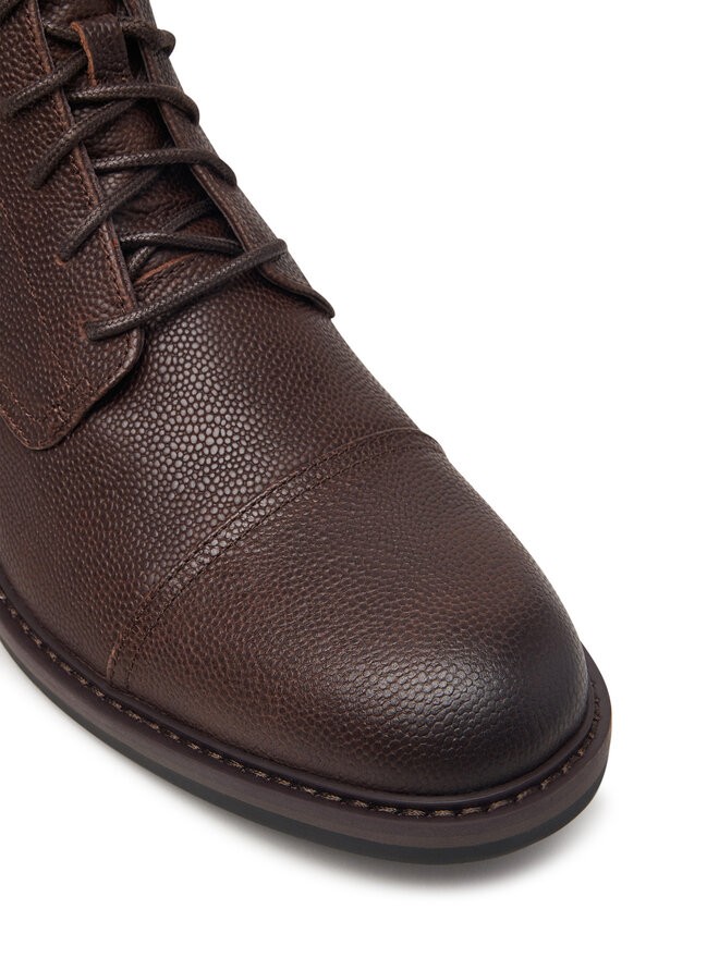 Clarks Schnürschuhe Clarks Aldwin 2 Cap 26320119 Braun
