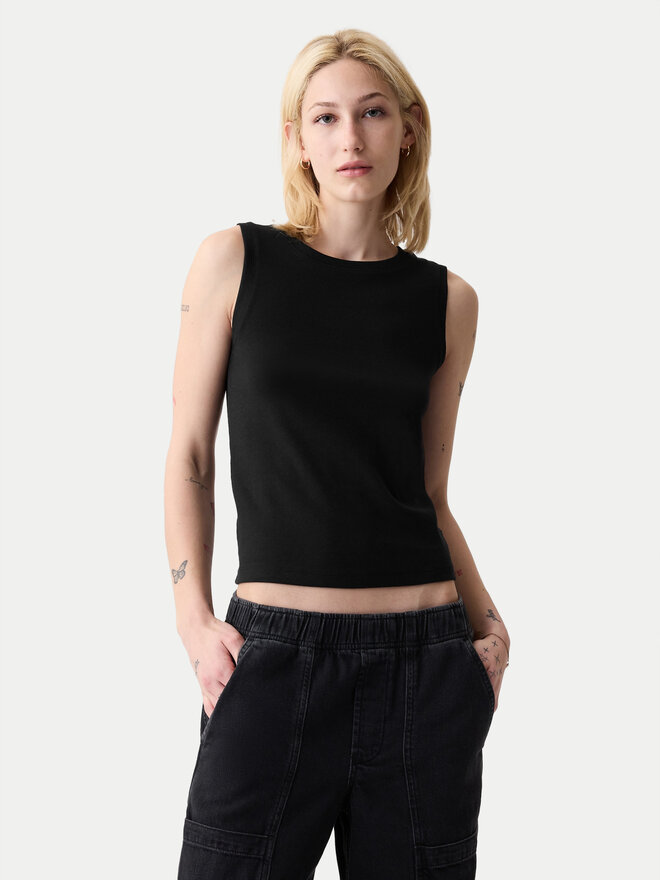 Gap Gap Τοπ 540735-01 Μαύρο Slim Fit