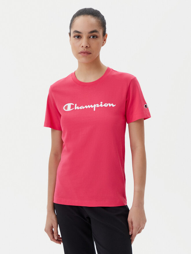 Champion Champion Marškinėliai 118090 Koralų Slim Fit
