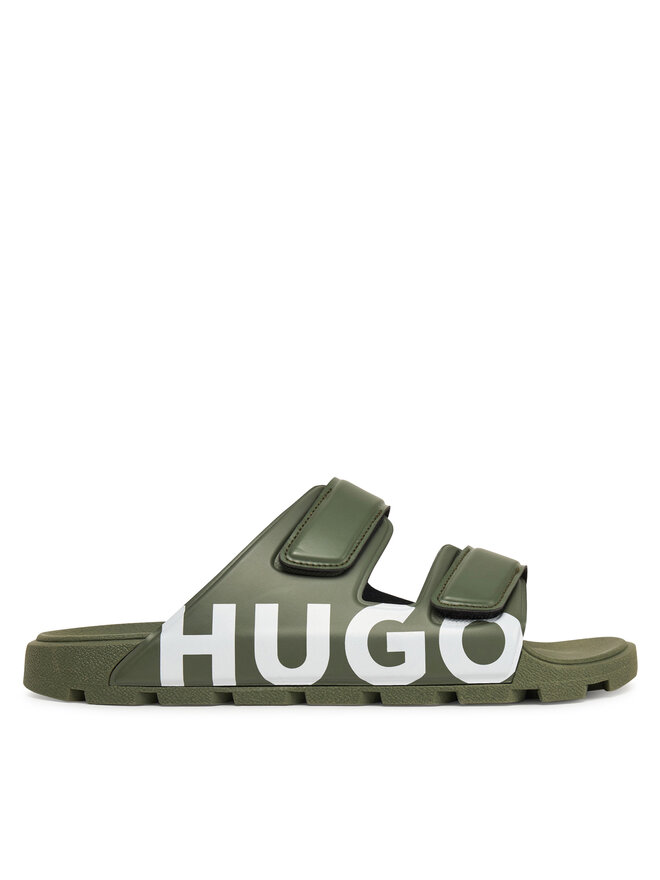 HUGO Klapki HUGO Evander 50542042 Zielony