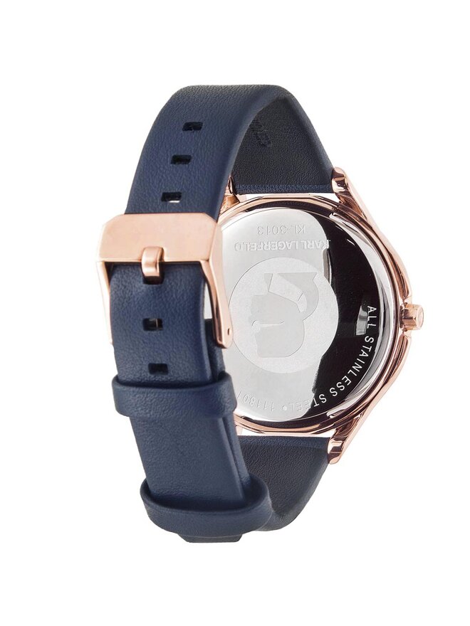 KARL LAGERFELD Laikrodis KARL LAGERFELD Karoline KL3013 Tamsiai mėlyna