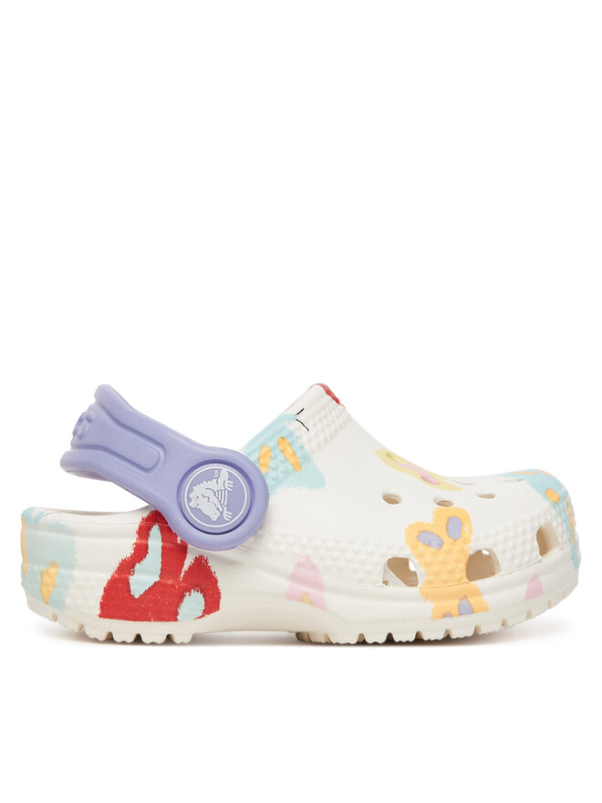 Crocs Чехли Crocs Classic Butterfly Graphic Clog T 211263 Бял