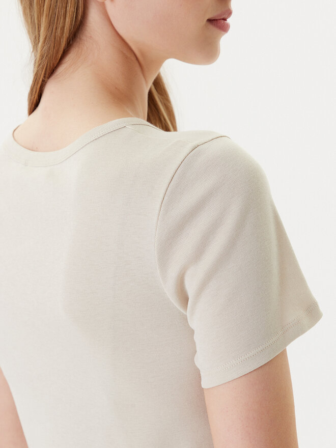 United Colors Of Benetton United Colors Of Benetton Футболка 3GA2E16A0 Бежевий Regular Fit