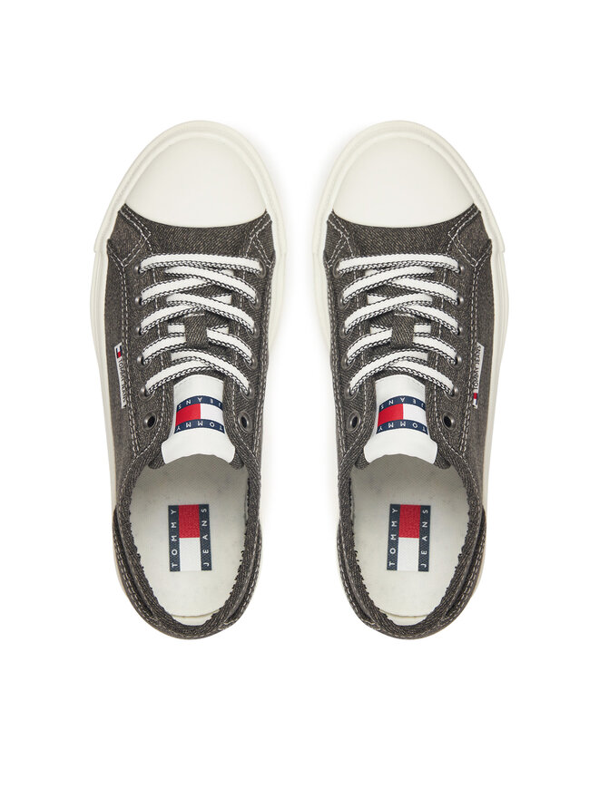 Tommy Jeans Sneakersy Tommy Jeans Tjw Foxing Flatform Lc EN0EN02736 Czarny