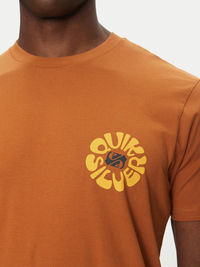 Quiksilver Quiksilver T-shirt EQYZT08036 Smeđa Regular Fit