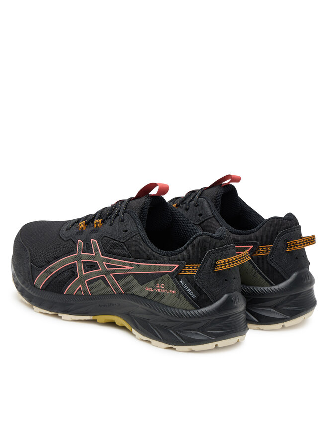 Asics Skriešanas apavi Asics Gel-Venture 10 Waterproof 1012B760 Melns