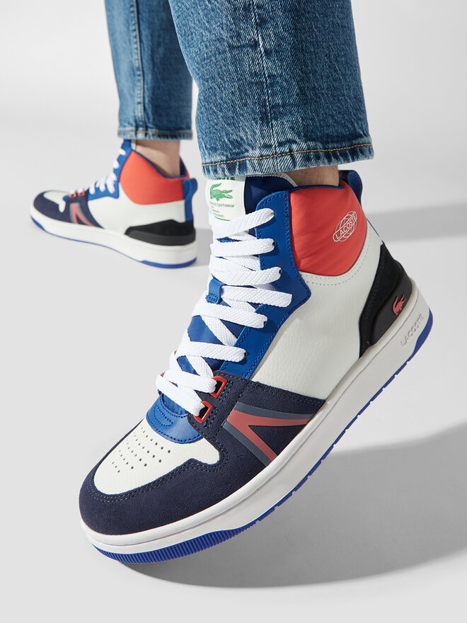 Lacoste Sneakersy Lacoste L001 Mid 123 1 Sma 745SMA0027042 Biały