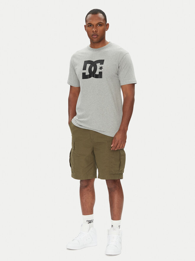 DC DC Marškinėliai ADYZT05373 Pilka Regular Fit