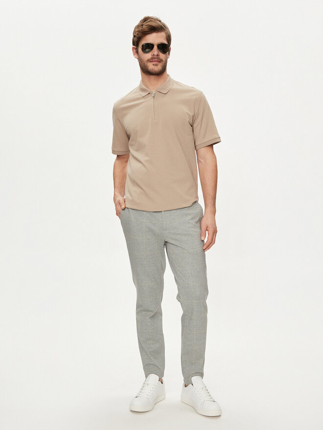 Jack&Jones Jack&Jones Polo marškinėliai Mac 12249324 Smėlio Standard Fit