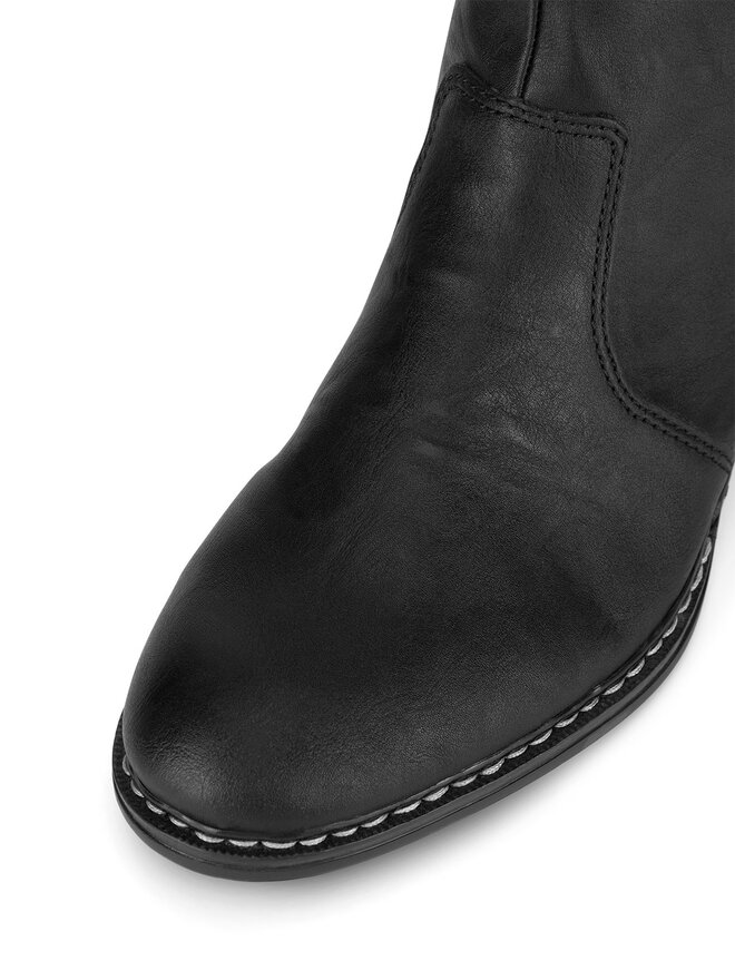 Rieker Polokozačky Rieker 73450-00 Černá