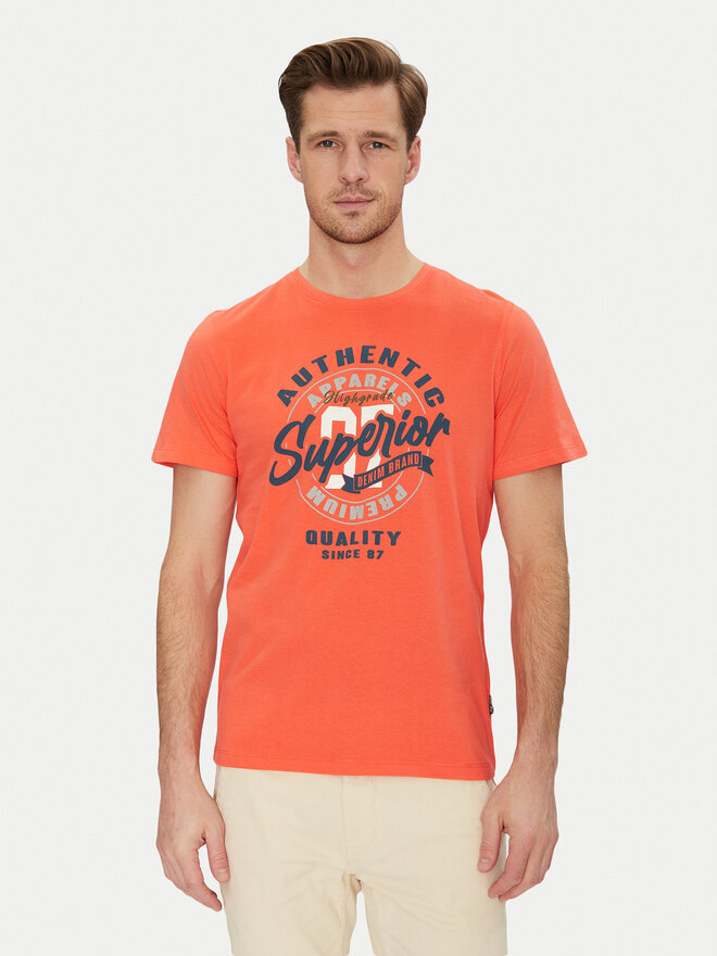 Blend Blend Póló 20717758 Narancssárga Regular Fit