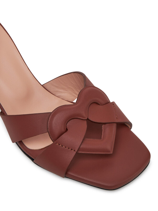 LOVE MOSCHINO Papucs LOVE MOSCHINO JA28065G1MIA0201 Barna