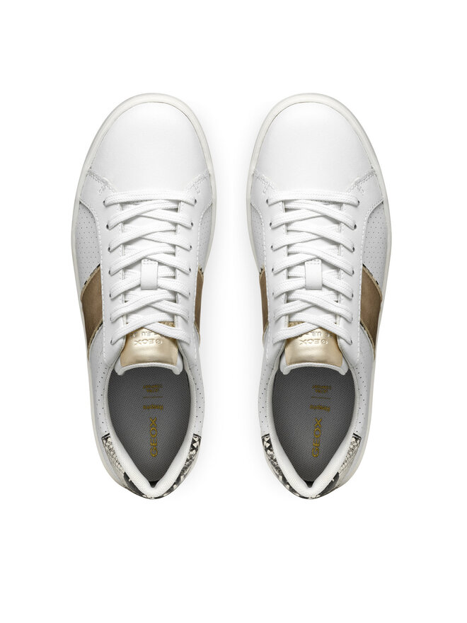 Geox Sneakersy Geox D Spherica Ecub-1 D55WEA 09BBN C1327 Biały