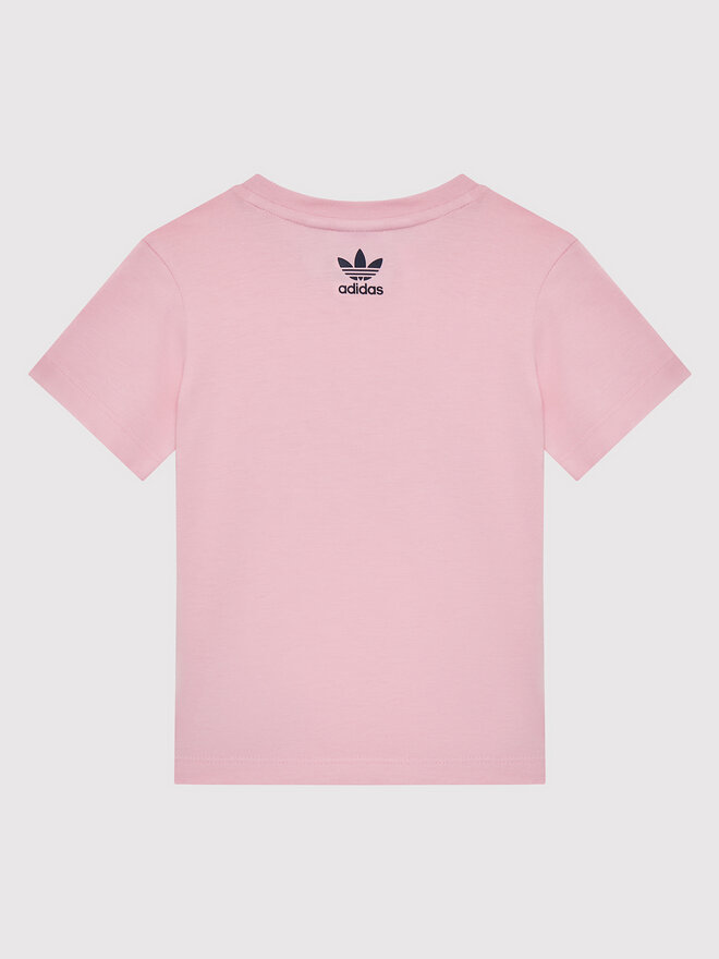 adidas adidas Σετ t-shirt και αθλητικό σορτς KEVIN LYONS HC1985 Ροζ Regular Fit