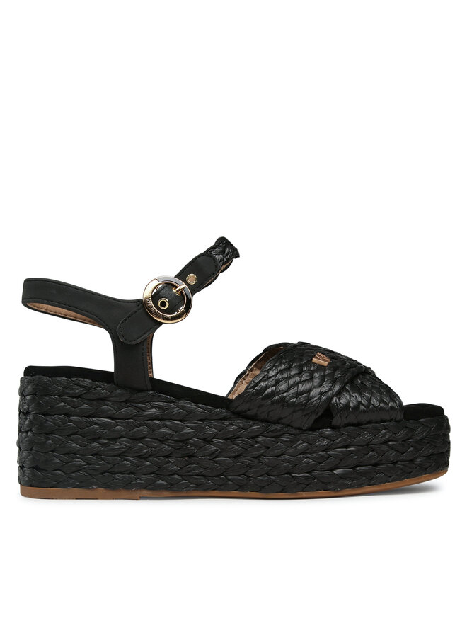 Wrangler Еспадрильї Wrangler Alma Raffia WL31554A Чорний