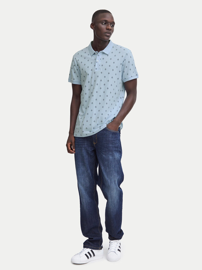 Blend Blend Poloshirt 20716475 Himmelblau Regular Fit