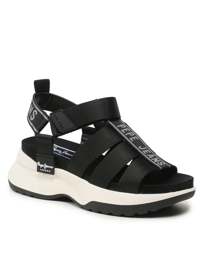 Pepe Jeans Босоніжки Pepe Jeans Venus Point PLS90570 Чорний