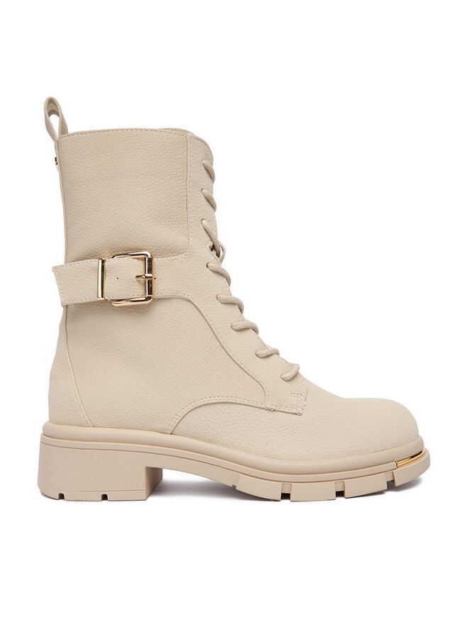 DeeZee Botines planos DeeZee 60110-1 Écru