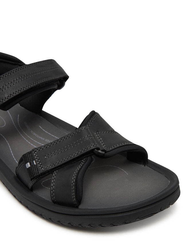 Clarks Sandály Clarks Wesley Shore 26182010 Černá