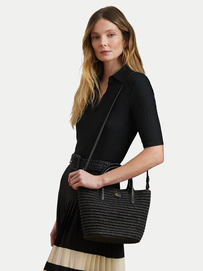 LAUREN RALPH LAUREN Torebka LAUREN RALPH LAUREN Brie 431962120002 Czarny