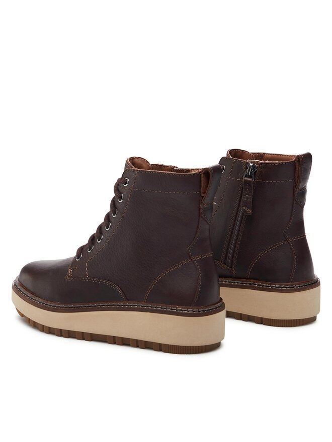Clarks Μποτάκια Clarks Orianna W Lace 261747994 Καφέ